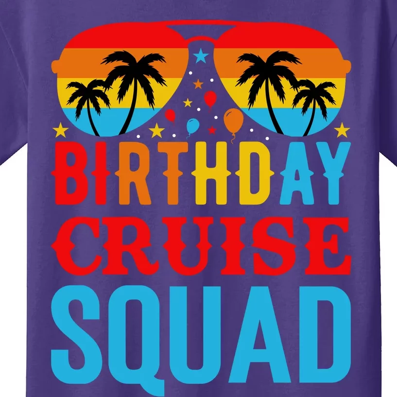 Birthday Cruise Squad Kids T-Shirt