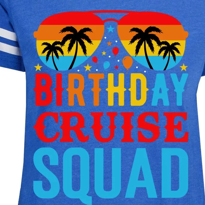 Birthday Cruise Squad Enza Ladies Jersey Football T-Shirt