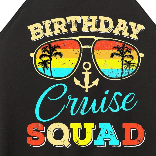 Birthday Cruise Squad Cruising Lover Birthday Party Women’s Perfect Tri Rocker Tank