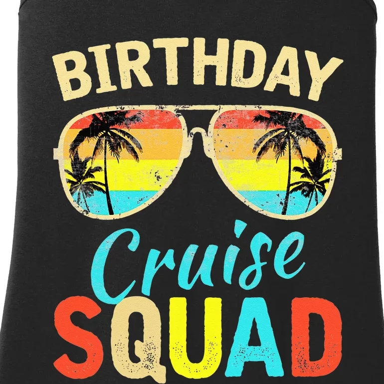 Birthday Cruise Squad Cruising Vacation Funny Birthday Ladies Essential Tank