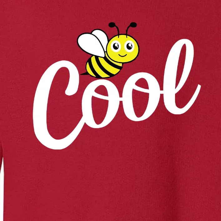 Bee Cool Summer Toddler Sweatshirt