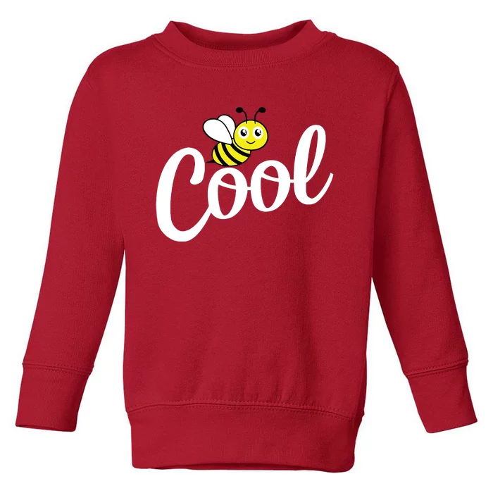 Bee Cool Summer Toddler Sweatshirt