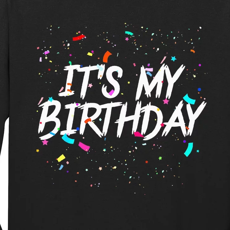 Birthday Celebration Surprise for All Ages Tall Long Sleeve T-Shirt