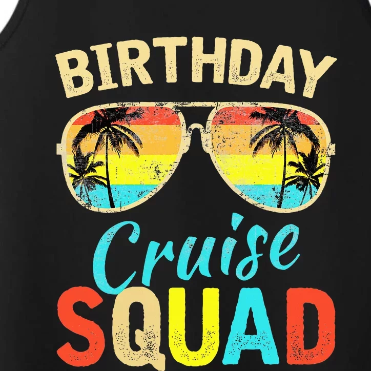 Birthday Cruise Squad Birthday Party Cruise Squad Performance Tank