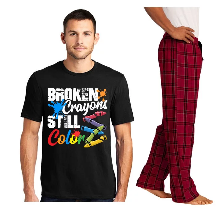 Broken Crayons Still Colortal Health Awareness Pajama Set