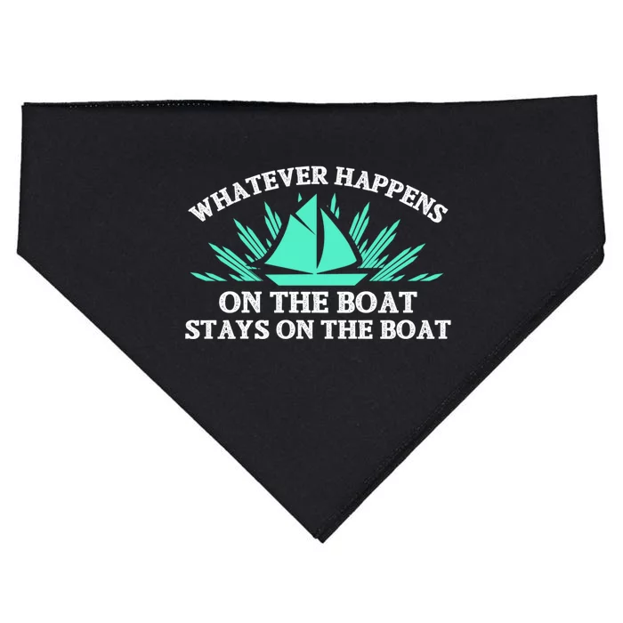 Boat Cruise Ship Family Vacation Trip Gift USA-Made Doggie Bandana