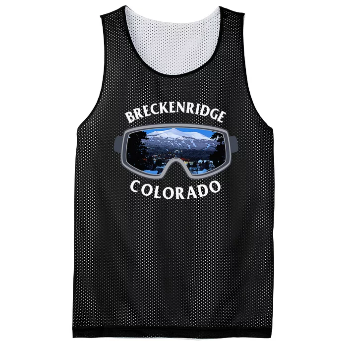 Breckenridge Colorado Ski Snowboard Mesh Reversible Basketball Jersey Tank