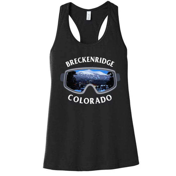 Breckenridge Colorado Ski Snowboard Women's Racerback Tank