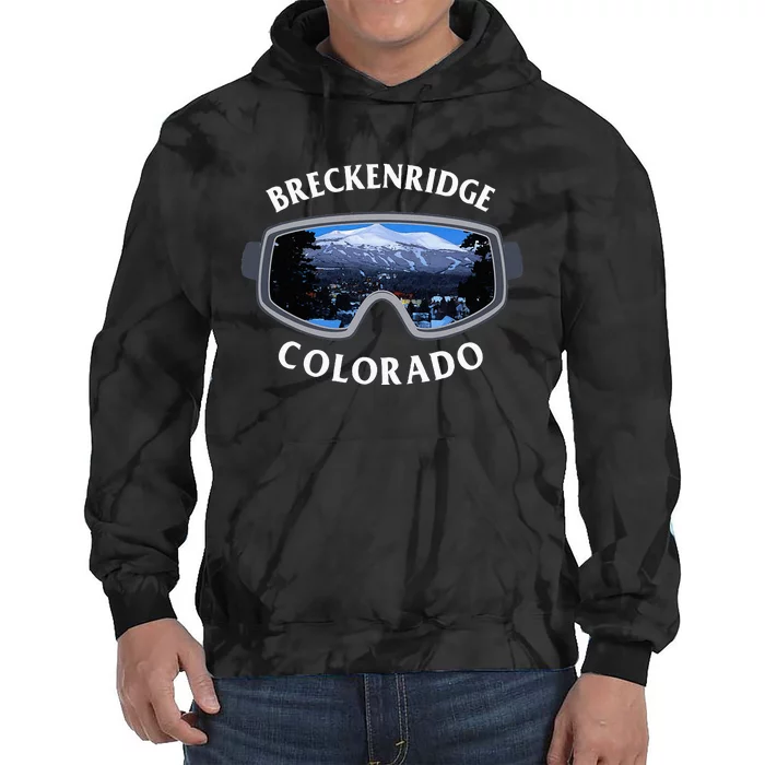 Breckenridge Colorado Ski Snowboard Tie Dye Hoodie