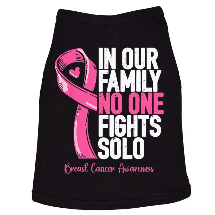 Breast Cancer Support Pink Family Breast Cancer Awareness Doggie Tank