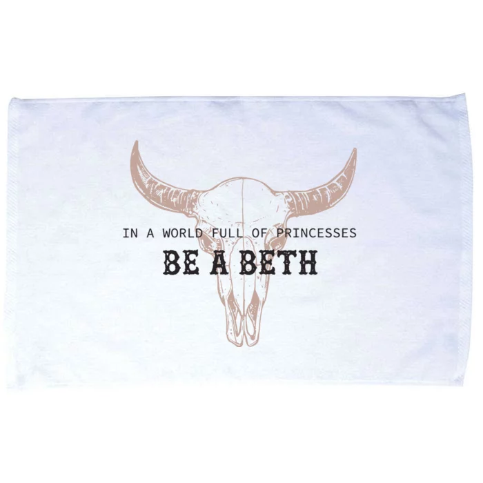 Boho Cow Skull Howdy Wild West Microfiber Hand Towel