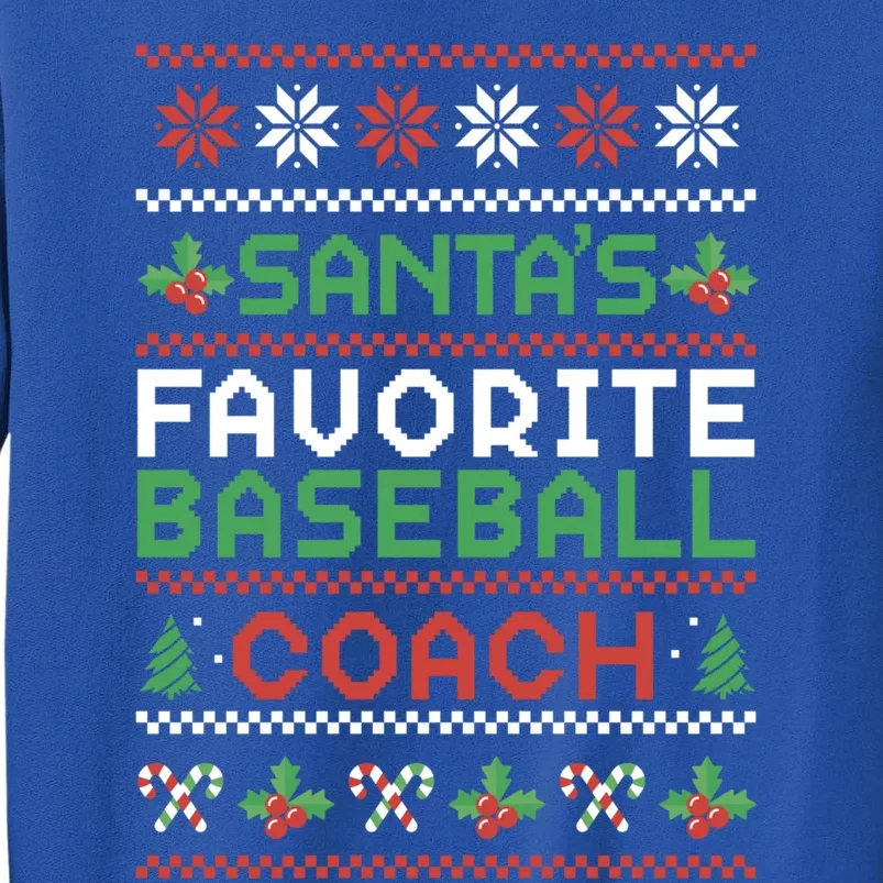 Baseball Coach Sport Lover Merry Xmas Christmas Day Cool Gift Tall Sweatshirt