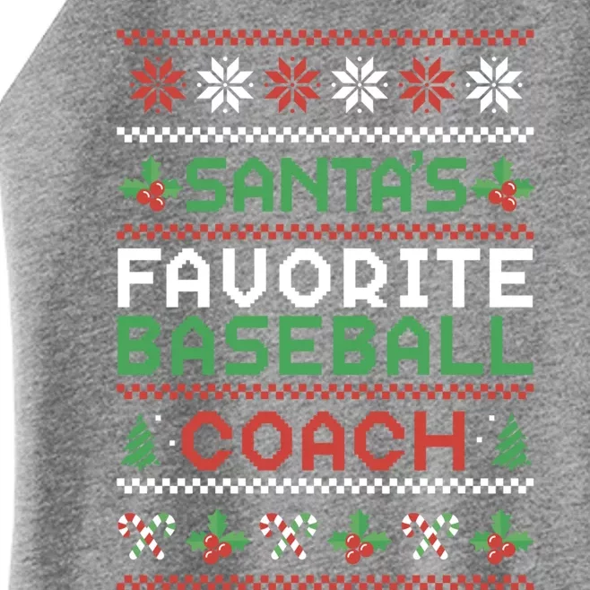 Baseball Coach Sport Lover Merry Xmas Christmas Day Cool Gift Women’s Perfect Tri Rocker Tank