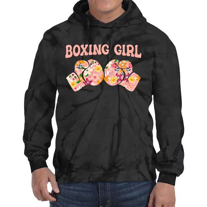 Boxing Combat Sports Sparring Gloves Boxer Boxing Gift Tie Dye Hoodie