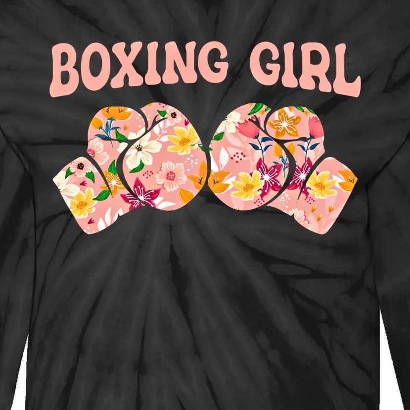 Boxing Combat Sports Sparring Gloves Boxer Boxing Gift Tie-Dye Long Sleeve Shirt