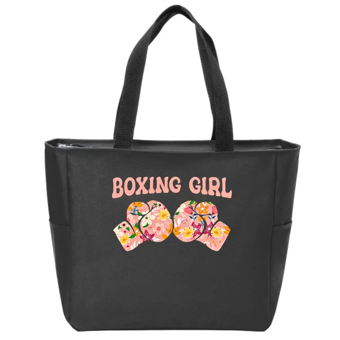 Boxing Combat Sports Sparring Gloves Boxer Boxing Gift Zip Tote Bag