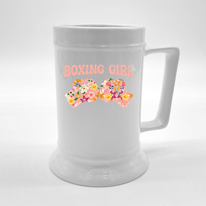 Boxing Combat Sports Sparring Gloves Boxer Boxing Gift Front & Back Beer Stein