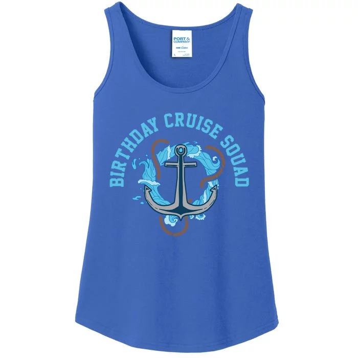 Birthday Cruise Squad Gift Ladies Essential Tank