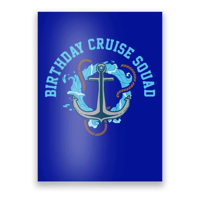 Birthday Cruise Squad Gift Poster