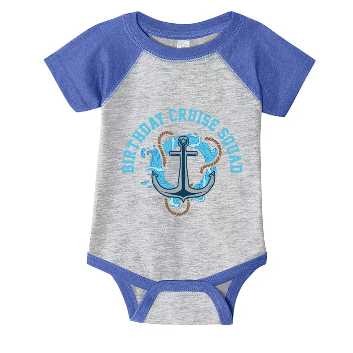 Birthday Cruise Squad Gift Infant Baby Jersey Bodysuit