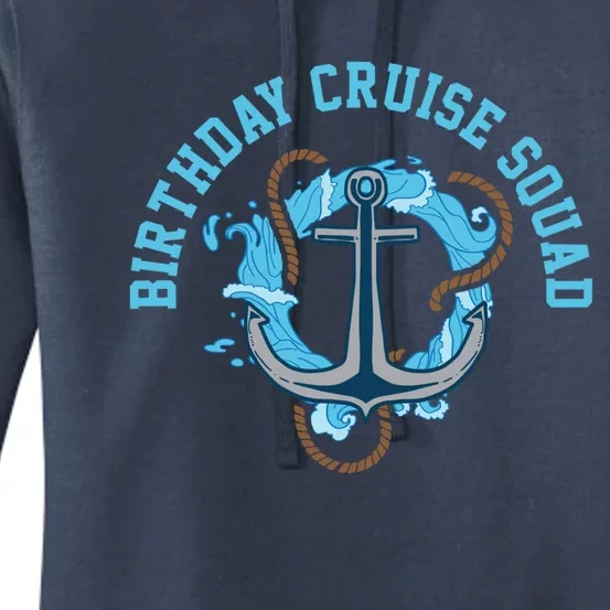 Birthday Cruise Squad Gift Women's Pullover Hoodie