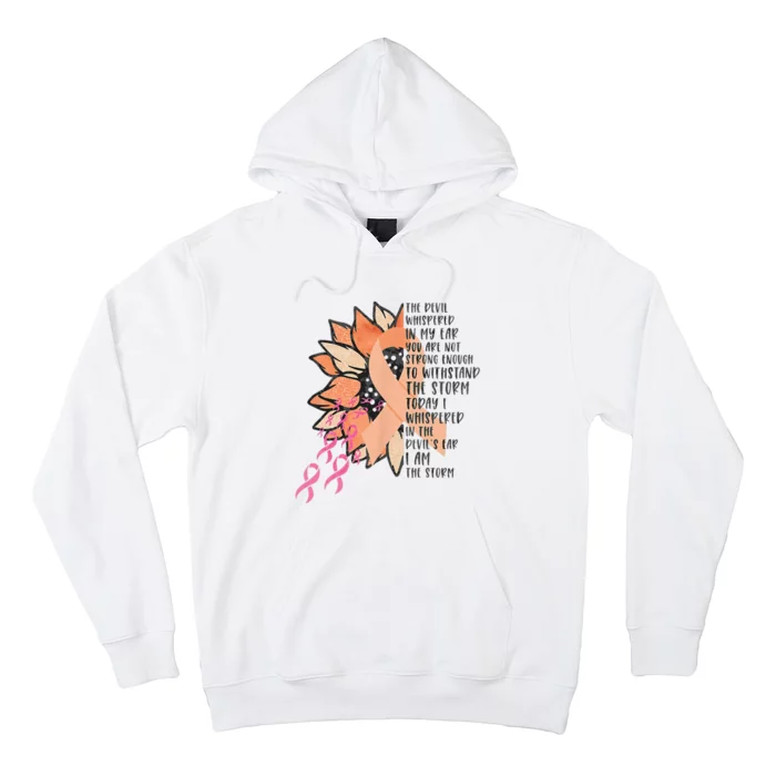 Breast Cancer Survivor Uterine Cancer Fighter Hoodie