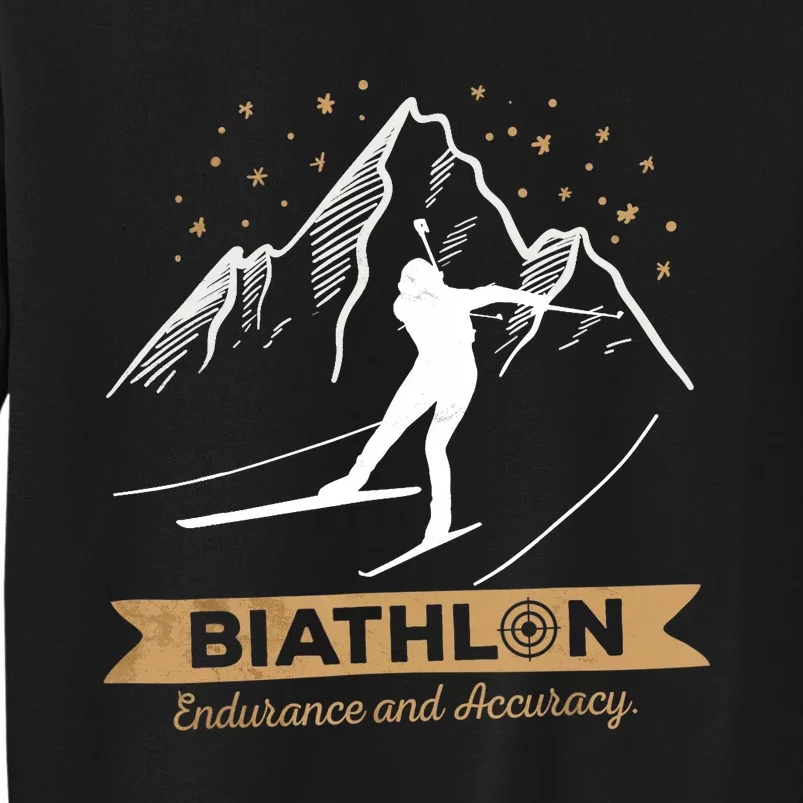 Biathlon CrossCountry Skiing Biathlete Shooting Sweatshirt