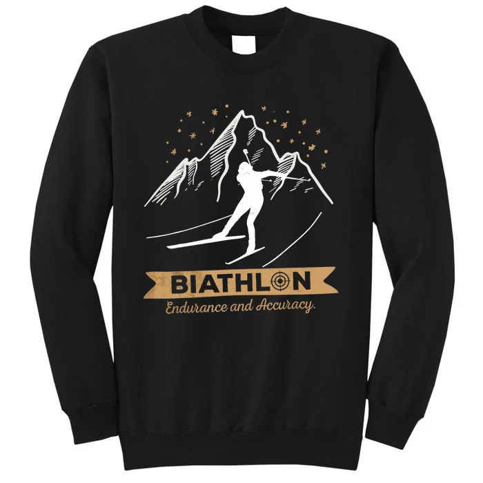 Biathlon CrossCountry Skiing Biathlete Shooting Sweatshirt