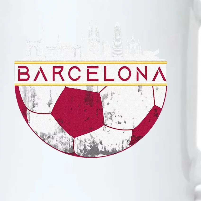 Barcelona City Skyline Soccer Sports Fans Cool Black Color Changing Mug