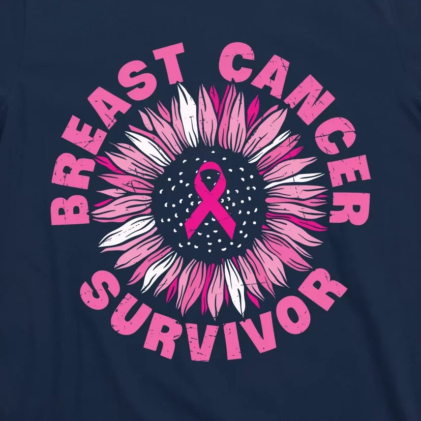 Breast Cancer Survivor Pink Ribbon T-Shirt