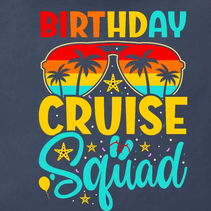 Birthday Cruise Squad Cruising Vacation Funny Crew Zip Tote Bag