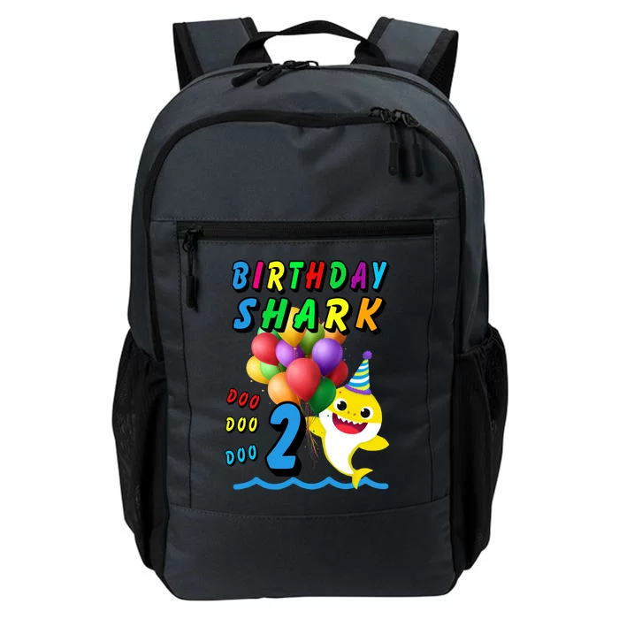 Baby Cute Shark Birthday Boy 2 Year Old Daily Commute Backpack