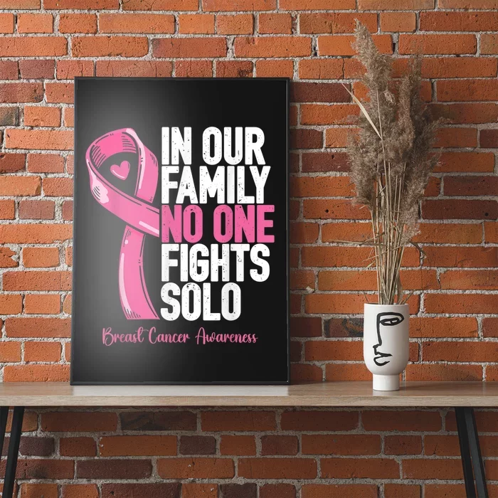 Breast Cancer Support Family Wo Breast Cancer Awareness Poster