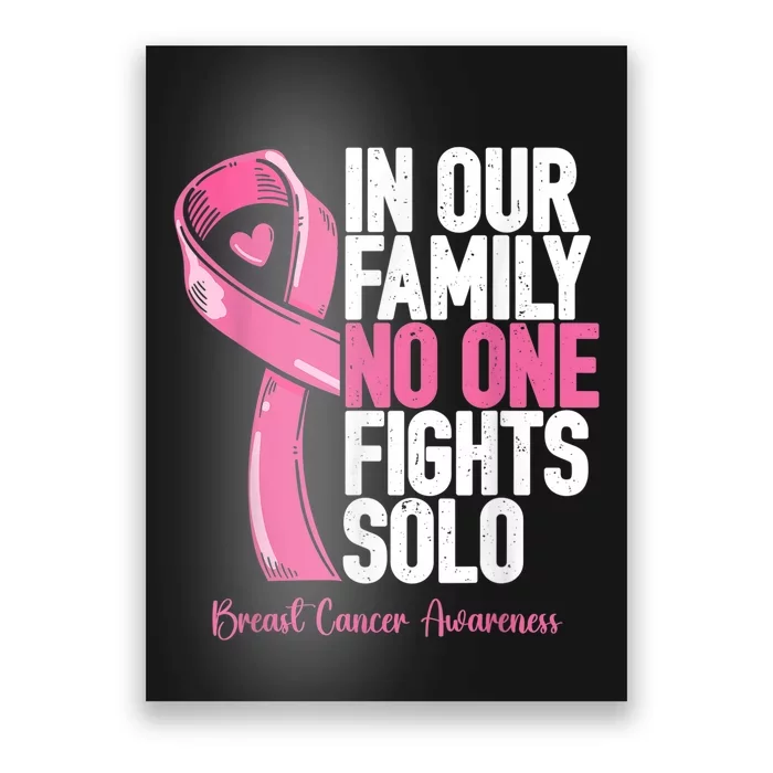 Breast Cancer Support Family Wo Breast Cancer Awareness Poster