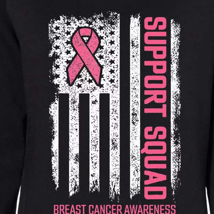 Breast Cancer Support Squad Breast Cancer Womens California Wash Sweatshirt