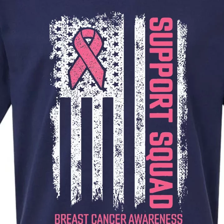 Breast Cancer Support Squad Breast Cancer Sueded Cloud Jersey T-Shirt