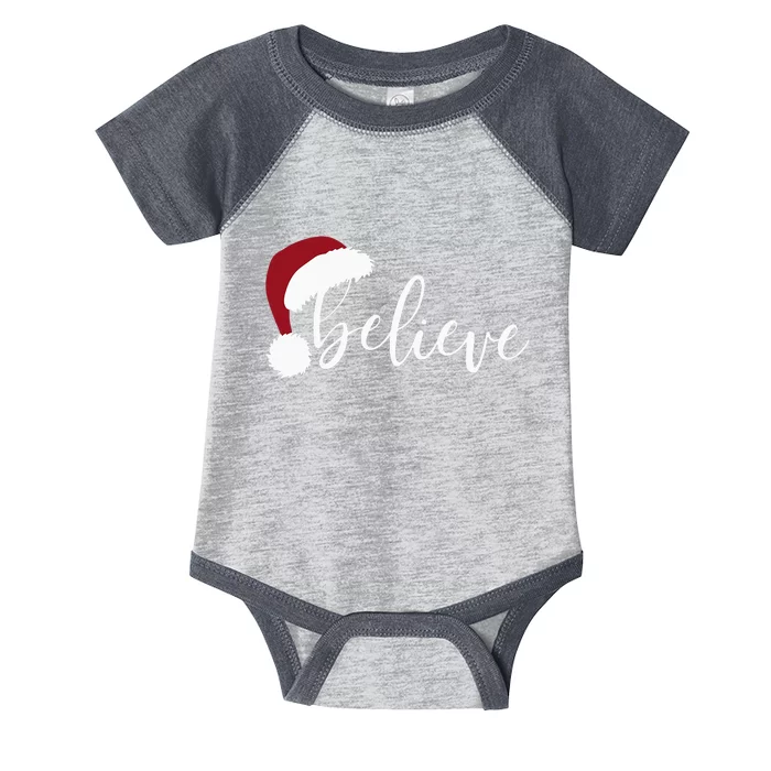 Believe Christmas Santa Claus Pajamas Family Reunion Xmas Infant Baby Jersey Bodysuit