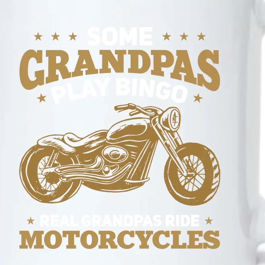 Biker Chopper Street Bike Cool Grandpas Ride Motorcycles Gift Black Color Changing Mug