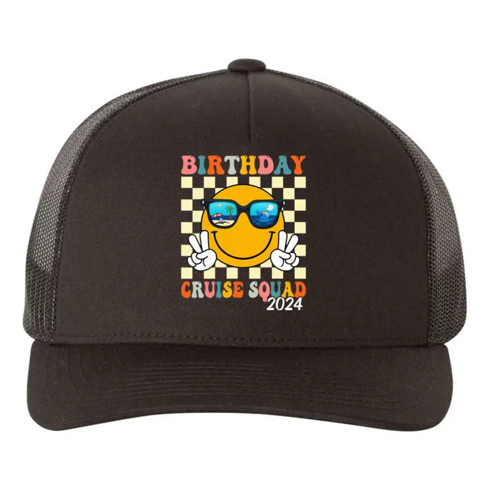 Birthday Cruise Squad 2024 Birthday Cruise Family Matching Yupoong Adult 5-Panel Trucker Hat