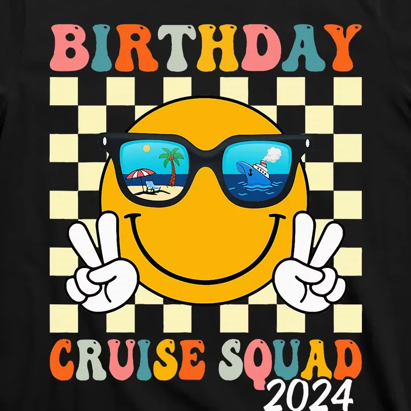 Birthday Cruise Squad 2024 Birthday Cruise Family Matching T-Shirt