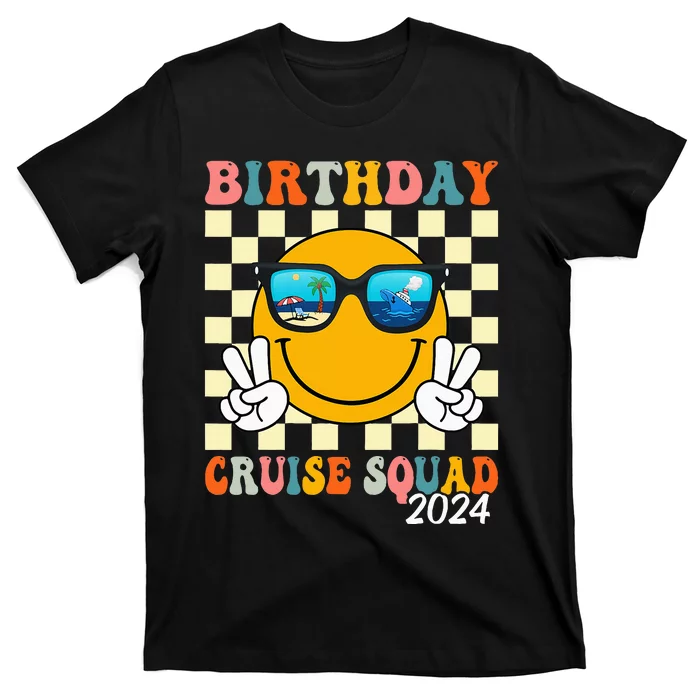 Birthday Cruise Squad 2024 Birthday Cruise Family Matching T-Shirt