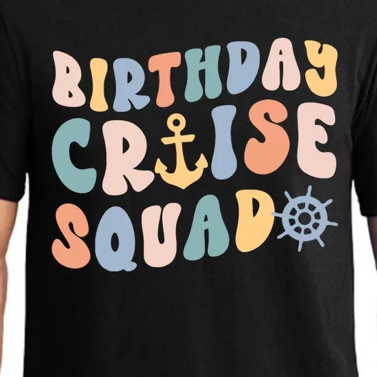 Birthday Cruise Squad Cruising Trip Party Vacation Pajama Set