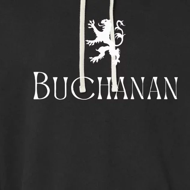 Buchanan Clan Scottish Family Name Scotland Heraldry Garment-Dyed Fleece Hoodie