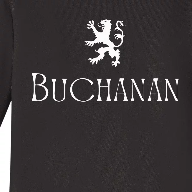 Buchanan Clan Scottish Family Name Scotland Heraldry Baby Long Sleeve Bodysuit