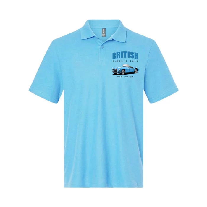 British Classic Sports Cars MG MGA Softstyle Adult Sport Polo