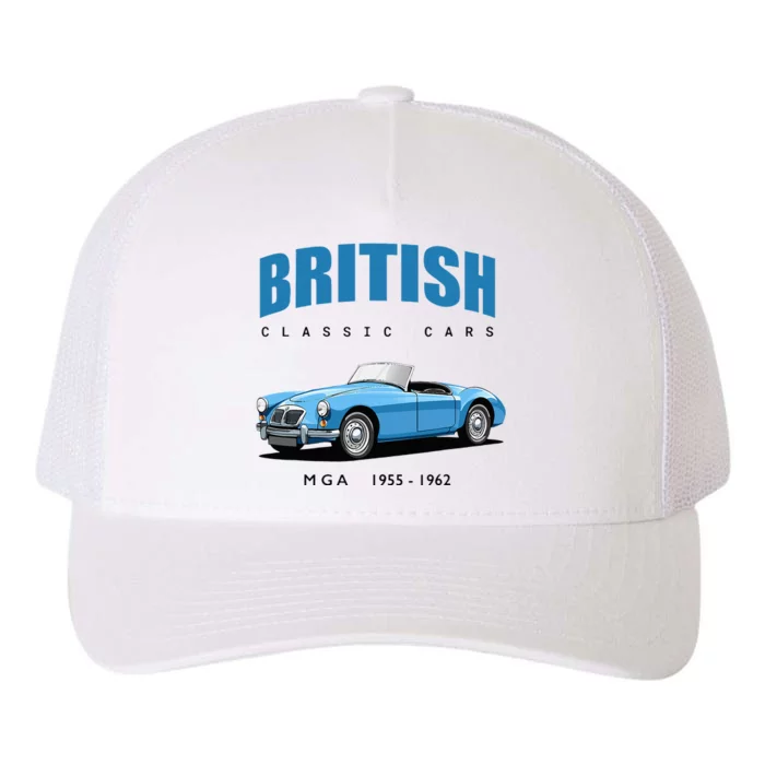 British Classic Sports Cars MG MGA Yupoong Adult 5-Panel Trucker Hat