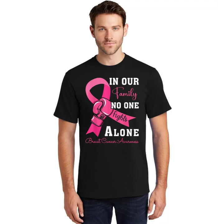 Breast Cancer Support Family Wo Breast Cancer Awareness Tall T-Shirt