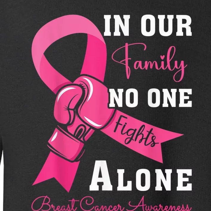 Breast Cancer Support Family Wo Breast Cancer Awareness Toddler Sweatshirt