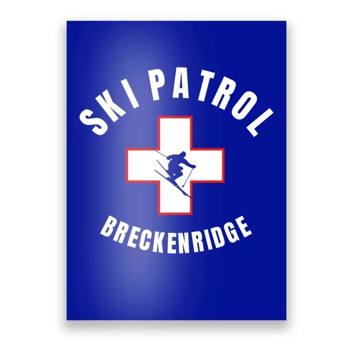 Breckenridge Colorado Ski Patrol Gift Poster