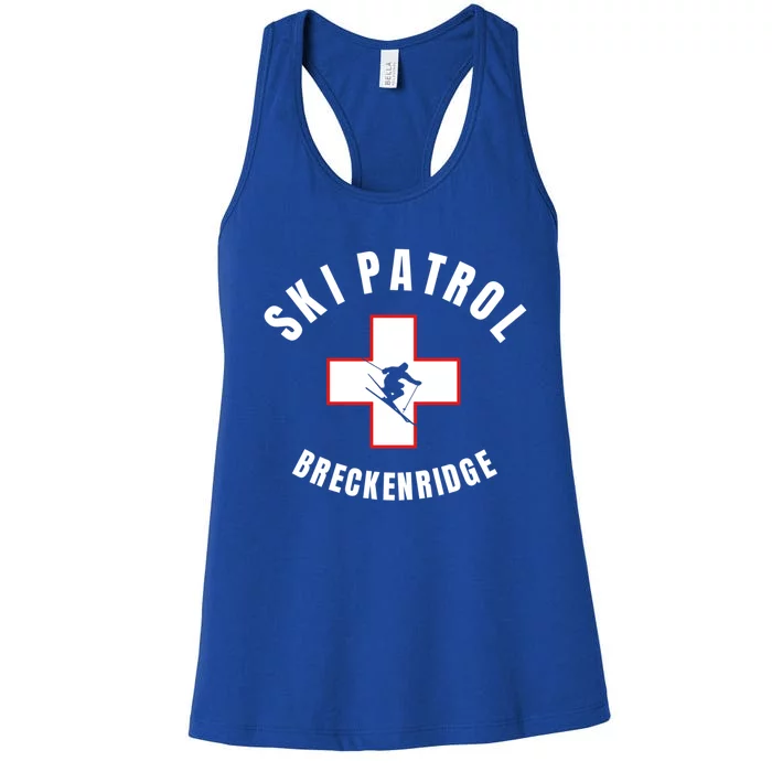 Breckenridge Colorado Ski Patrol Gift Women's Racerback Tank